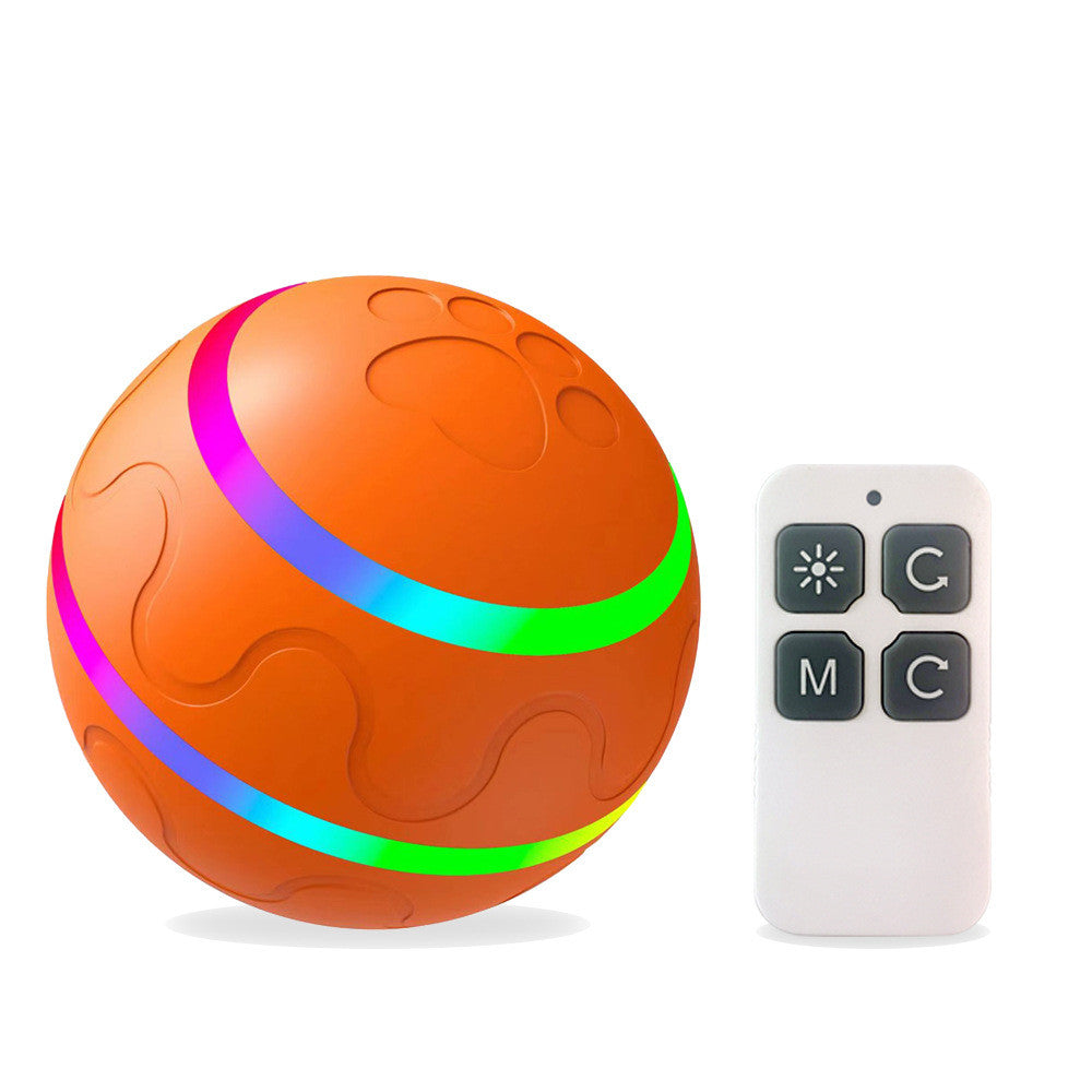 Pelota inteligente para gatos, juguete giratorio automático, con conexión USB.