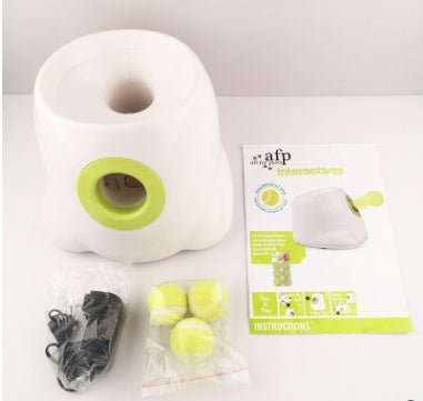 Lanzador de pelotas interactivo automático para mascotas