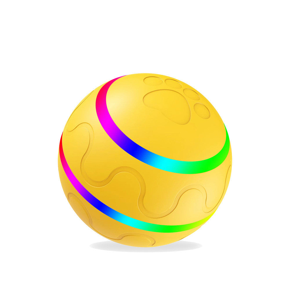 Pelota inteligente para gatos, juguete giratorio automático, con conexión USB.