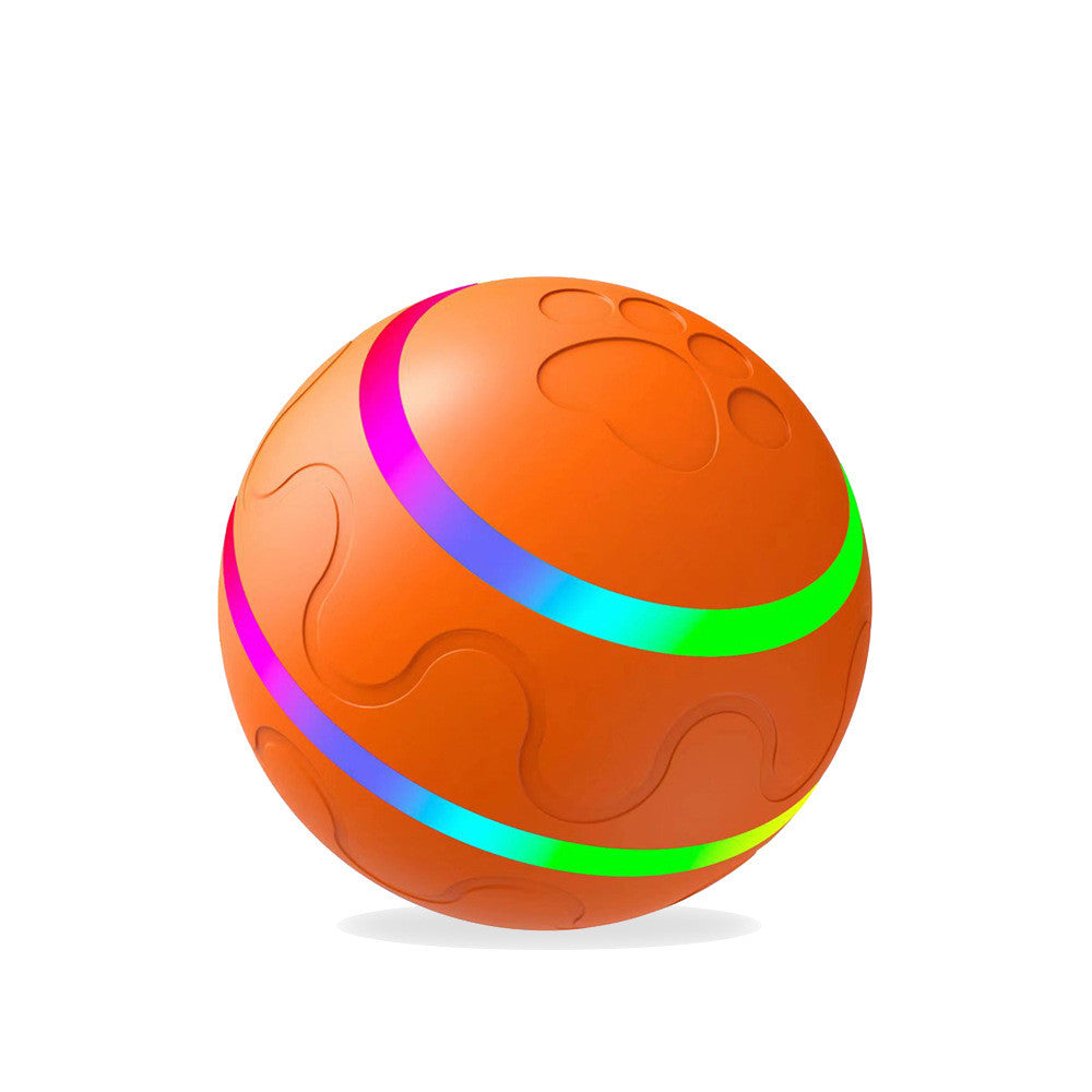 Pelota inteligente para gatos, juguete giratorio automático, con conexión USB.