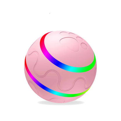 Pelota inteligente para gatos, juguete giratorio automático, con conexión USB.
