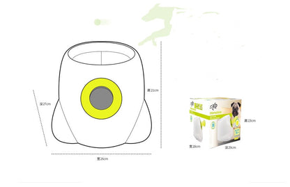Lanzador de pelotas interactivo automático para mascotas