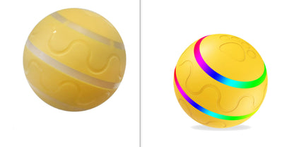 Pelota inteligente para gatos, juguete giratorio automático, con conexión USB.