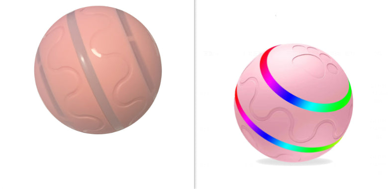 Pelota inteligente para gatos, juguete giratorio automático, con conexión USB.