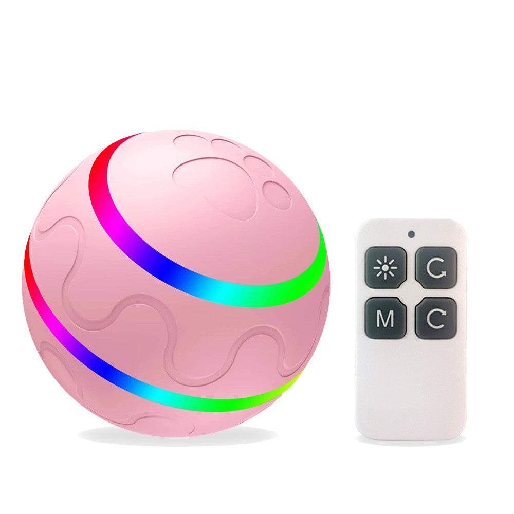 Pelota inteligente para gatos, juguete giratorio automático, con conexión USB.